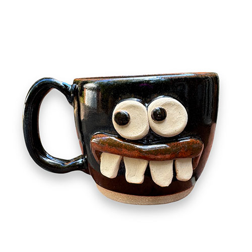 Nelson Ug-Chug 3.5" Black Grin Mug DP4675